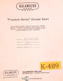 Kalamazoo-Kalamazoo 7A Series, Metal Band Cut-Off, Service & Parts Manual 1973-7A-03